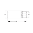 Picture of NIETZ 1/2IN MAGNATIC SPARK PLUG SOCKET (6PT) 13/16INX67MM