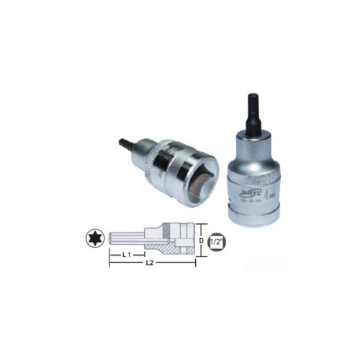 图片 NIETZ 1/2IN DRIVE TX STAR BIT SOCKET 55MM T55