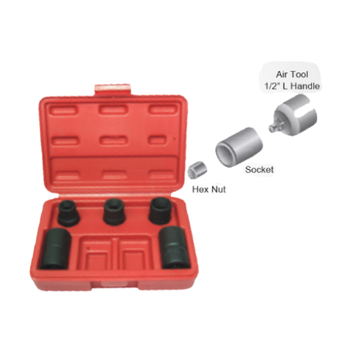 图片 NIETZ 5PC 1/2IN DRIVE LUG NUT REMOVER 1/2IN DRIVE 5PC