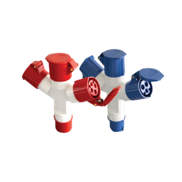 Picture of NIETZ SOBAR 3 WAY 1013 16A RED CEE CONNECTOR- 214 20/CTN