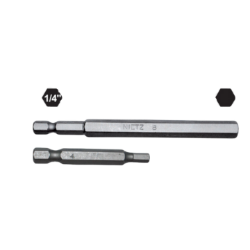 图片 NIETZ POWER HEX SCREW DRIVER BIT 100MM 5MM