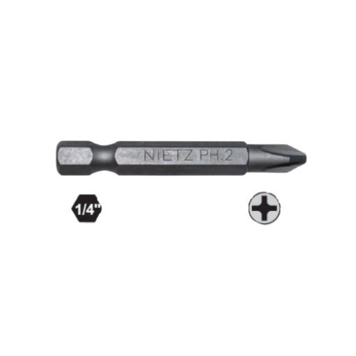 图片 NIETZ POWER PHILIP DRIVER BIT PH2X100MM