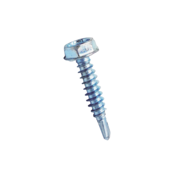 图片 NIETZ HEXAGON WASHER HEAD SELF DRILLING SCREW WZ 10#X5/8IN 1000/BX