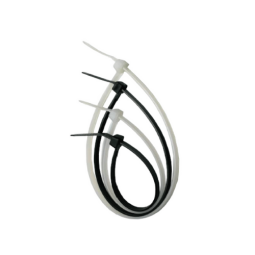 Picture of NIETZ BLACK NYLON CABLE TIE 1K 4INX2.5X22MM