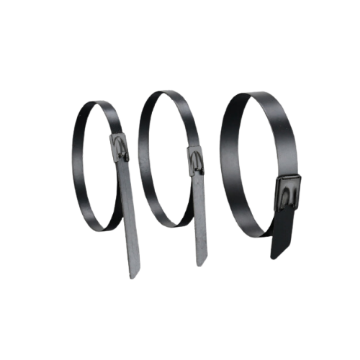 图片 NIETZ FULLY COATED S304 BALL LOCK CABLE TIE 6INX4.6MM