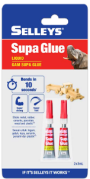 图片 SELLEYS SUPA GLUE DOUBLE 3MLX2