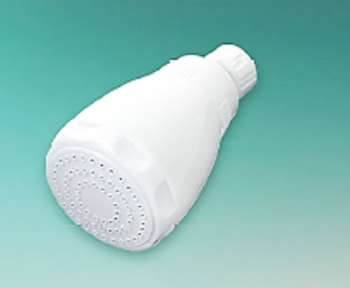 图片 TECHPLAS WHITE SHOWER ROSE 2-1/2IN DIY BAG BAR-4108A