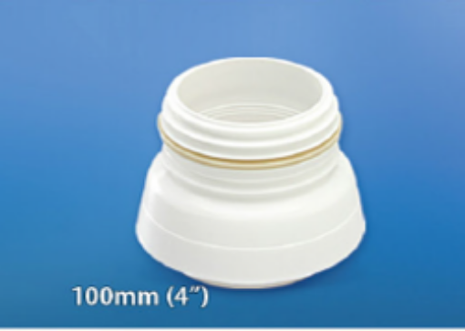 Picture of TECHPLAS WC FLEXIBLE STRAIGT CONNECTOR 4IN 1034