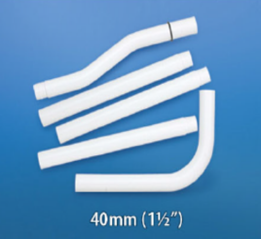 Picture of TECHPLAS HIGH LEVEL 5 SECTION FLUSH PIPE 40MM C/W BEND 1840MMX220MM FAP-1200A