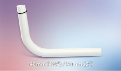 图片 TECHPLAS LOW LEVEL BEND PIPE 50MM FAP-1055