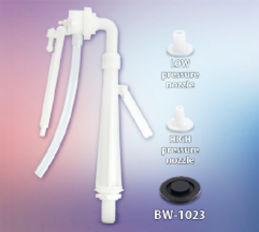 Picture of TECHPLAS BOTTOM-INLET PLASTIC BALLVALVE 7-1/2IN C/W 4.5IN PLASTIC ARM WITH FLOAT-DIY BAG 1023-L4.5+F9A