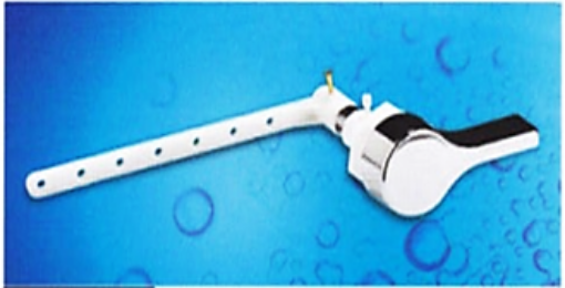 Picture of TECHPLAS LOW LEVEL-(FRONT) CHROME PLATED PLASTIC LEVER HANDLE C/W ACCESSORIES DIY BAG FAL-1048