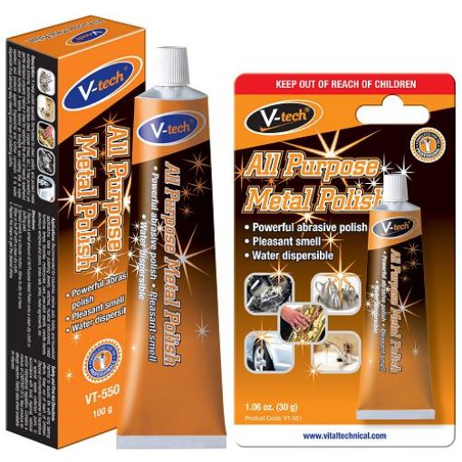 图片 V-TECH SOL METAL POLISH 100GM VT550