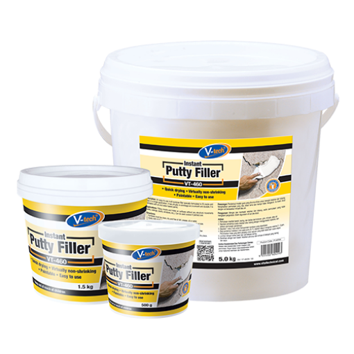 Picture of V-TECH INSTANT PUTTY FILLER WHITE-500GM VT460