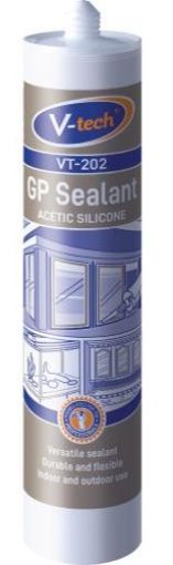 Picture of V-TECH GLASS SEALANT 230ML BLACK VT202