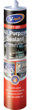 Picture of V-TECH ALL PURPOSE SEALANT (WHITE) VT201 270ML 24/CTN