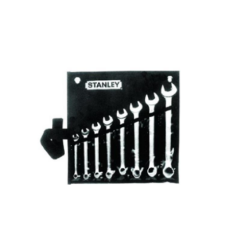 图片 STANLEY COMBINATION WRENCH SET (MM) 8PC 87-011