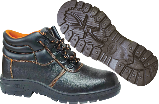 Picture of NIETZ HIGH ANKLE SAFETY SHOES (PU LEATHER-ECO) P802 #44/10