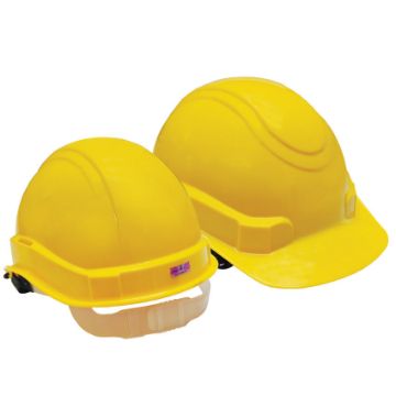 Picture of PICASAF 9910 SIRIM SFTY HELMET C/W FSN HEADGEAR-YELLOW 40/CTN