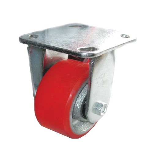 Picture of NIETZ PU RIGID CASTOR (BALL BEARING) 6IN