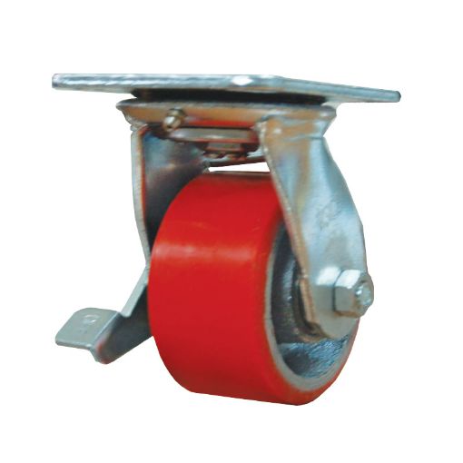 Picture of NIETZ PU SWIVEL CASTOR COME WITH BRAKES 4IN
