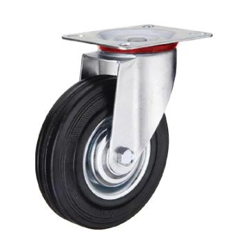 Picture of NIETZ SWIVEL RUBBER CASTOR WHEEL 3IN