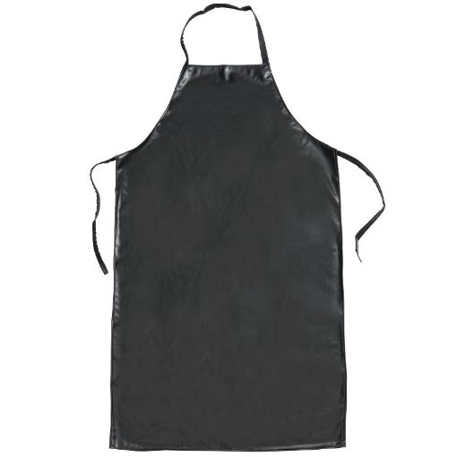 Picture of NIETZ HEAVY DUTY VINLY APRON BLACK 24X46IN