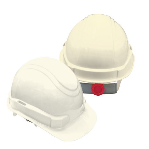 图片 NIETZ 9912 SIRIM SAFETY HELMET C/W RATCHET FUSION HEADGEAR WHITE