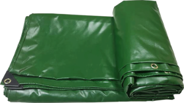 图片 NIETZ MEDIUM DUTY REINFORCED GREEN PVC CANVAS SHEET 20X20FT