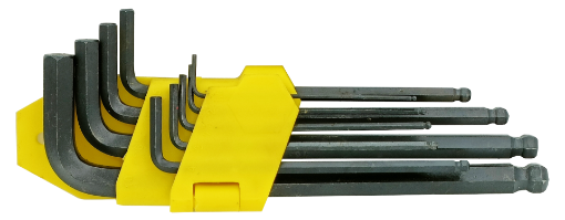 Picture of NIETZ LONG BALL POINT HEX WRENCH 9PCS AF BLACK