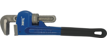 图片 NIETZ MEDIUM DUTY PIPE WRENCH WITH PLASTIC HANDLE 12IN