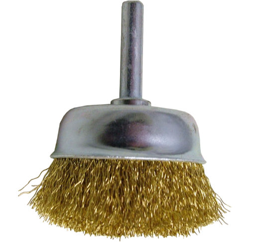 图片 NIETZ SOBAR BRASS COATED SHANK CUP BRUSH 2.5IN