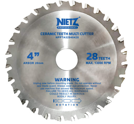 图片 NIETZ PROFESSIONAL COLD CUT CERAMIC MULTI CUTTER 4INX28T