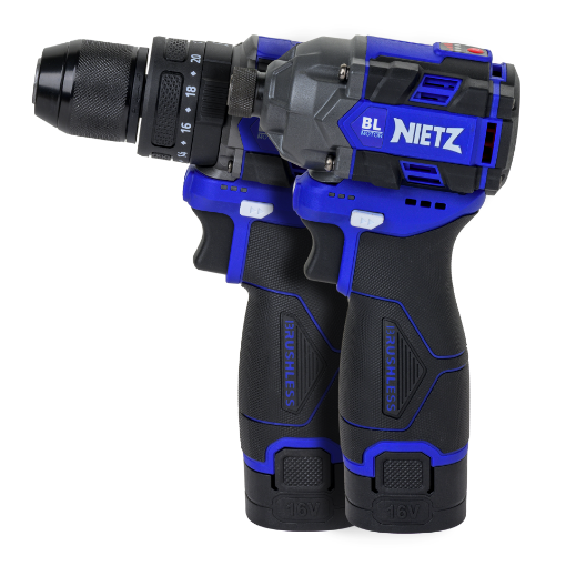 Picture of NIETZ CORDLESS 16V BRUSHLESS COMBO SET NZ16-ID10A + NZ16-W150A