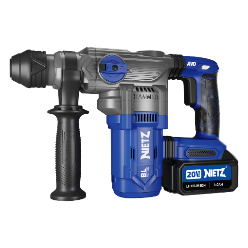 图片 NIETZ CORDLESS BRUSHLESS ROTARY HAMMER 20V DRILLING DIA30MM NZ20-H30B
