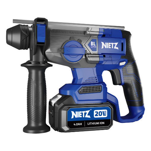 图片 NIETZ CORDLESS BRUSHLESS ROTARY HAMMER 20V DRILLING DIA24MM NZ20-H24B
