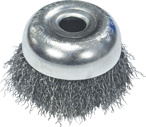 图片 NIETZ SOBAR PNUMATIC CUP BRUSH (CARBON STEEL) 3X5/8IN