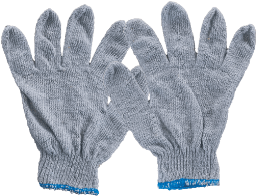 图片 NIETZ GREY KNITTED COTTON GLOVES A105 500GM