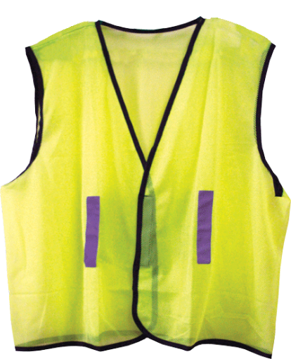 Picture of NIETZ THIN VEST COAT (NET/MESH FABRIC) 7001 LEMON YELLOW COLOR BAG