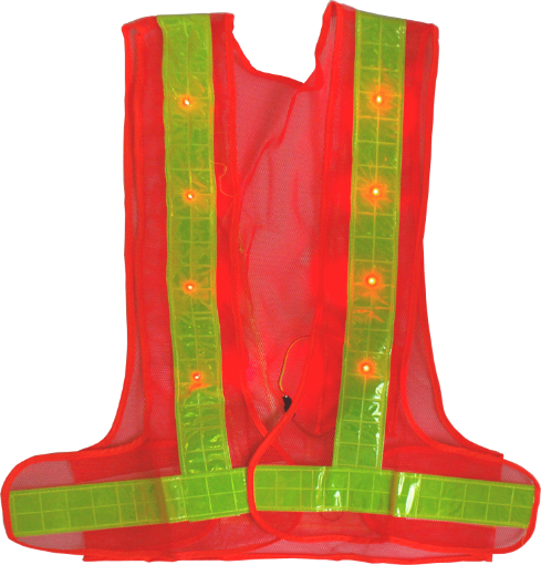 Picture of NIETZ MEST VEST WITH LED P7260 YELLOW/ORANGE