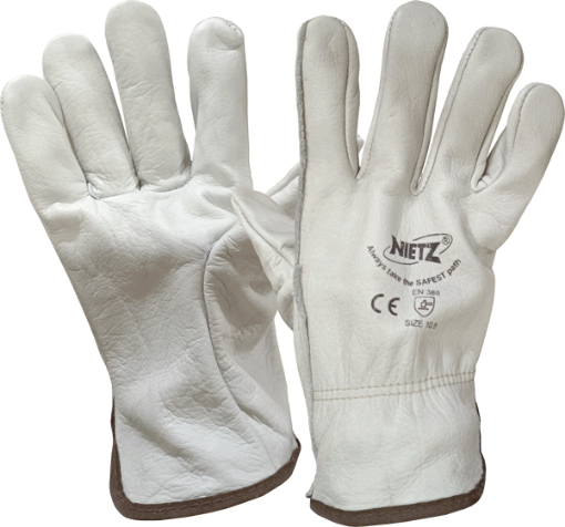 Picture of NIETZ COWGRAIN DRIVER GLOVES BEIGE 10.5IN
