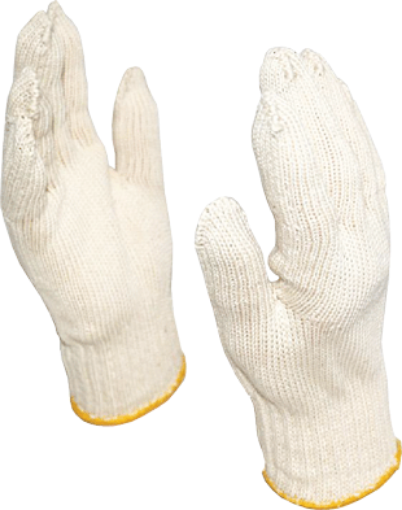 图片 NIETZ WHITE KNITTED COTTON GLOVES A106 600GM