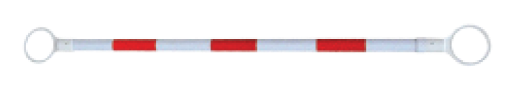 Picture of NIETZ CONE BARRIER POLE RED WHITE