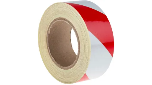 图片 NIETZ REFLECTIVE ADHENSIZE TAPE 2IN(48MM)X45.7M RED/WHITE