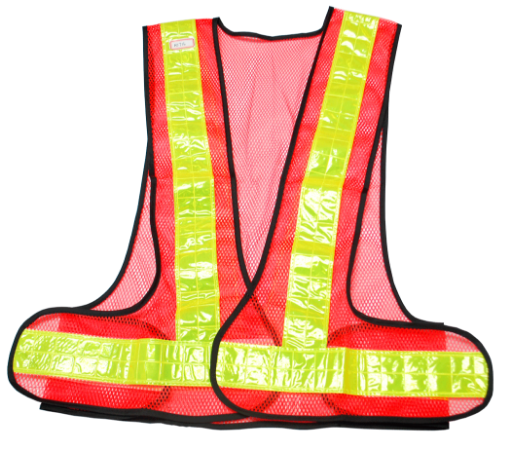 Picture of NIETZ MESH VEST (PVC REFLECTIVE) P7160 YELLOW/ORANGE