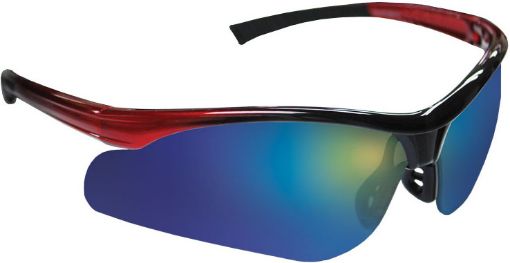 Picture of NIETZ SPECTACLE BLACK FRAME ST278 SMOKE SILVER MIRROR