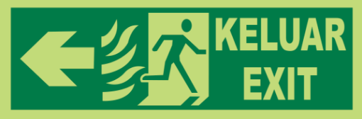 Picture of NIETZ SELF ADHENSIVE EXIT 150X450MM LEFT 150X450MM