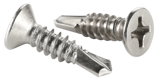 图片 NIETZ FLAT HEAD SELF DRILLING SCREW #8X2IN