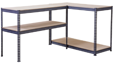 Picture of NIETZ M.BLACK 4 LEVELS DIY RACK 2IN1 180X30X90CM