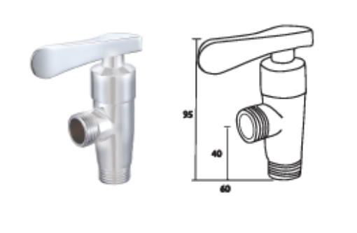 图片 NIETZ ANGLE VALVE 1/2IN 777
